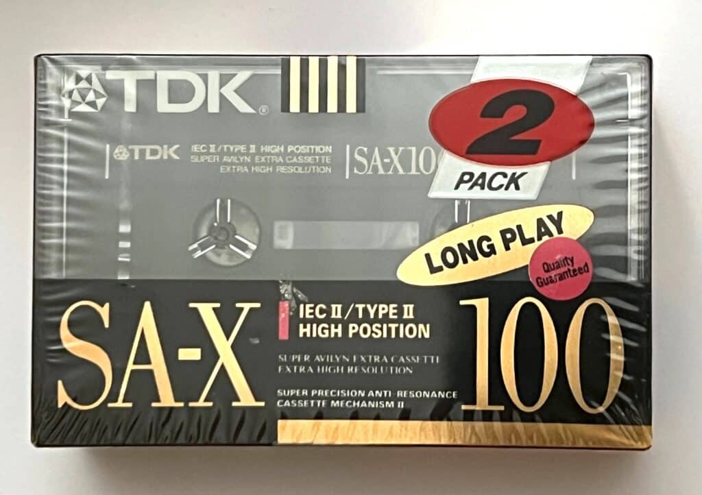 TDK SA-X kassettband