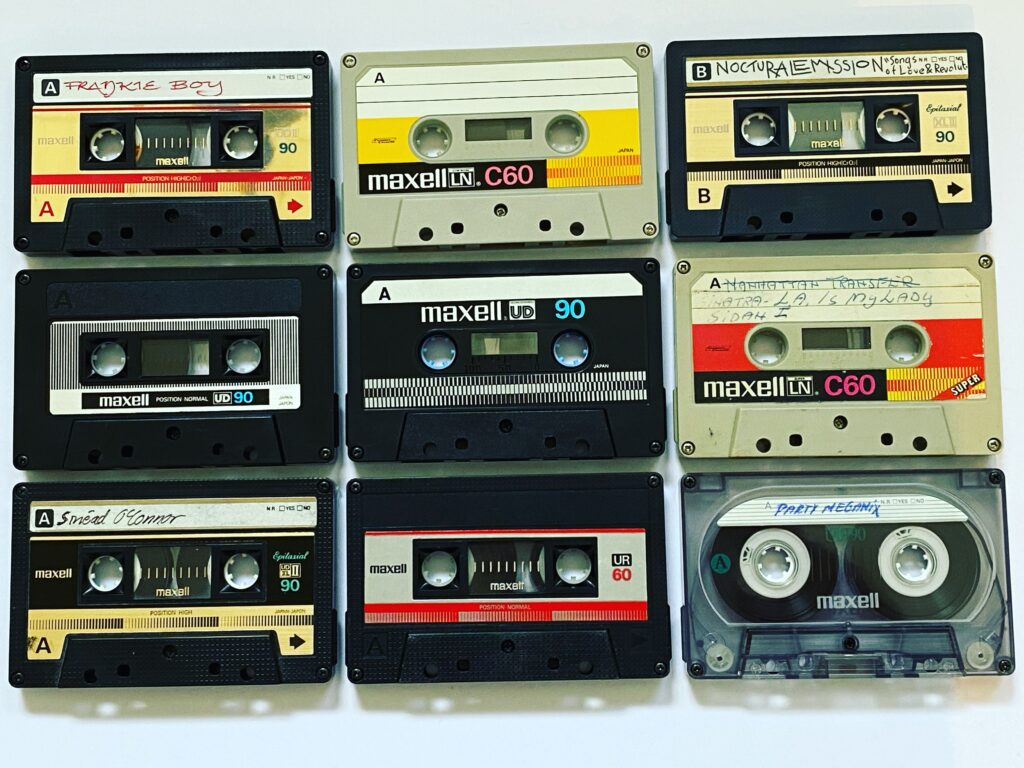 Begagnade kassettband